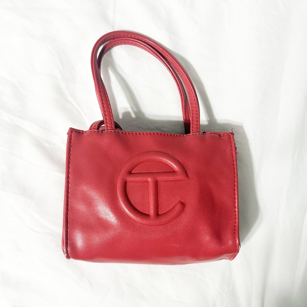 Telfar Small Shopping Bag Red